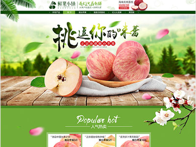 PC端首页设计